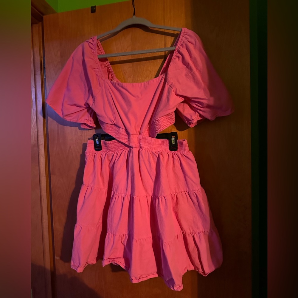 Sky Velvet Dress